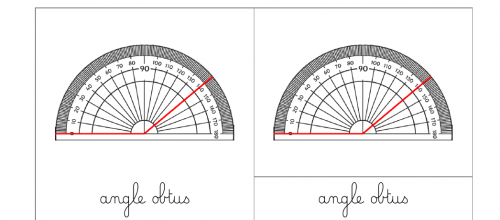 Nomenclatures : Les angles (complément)