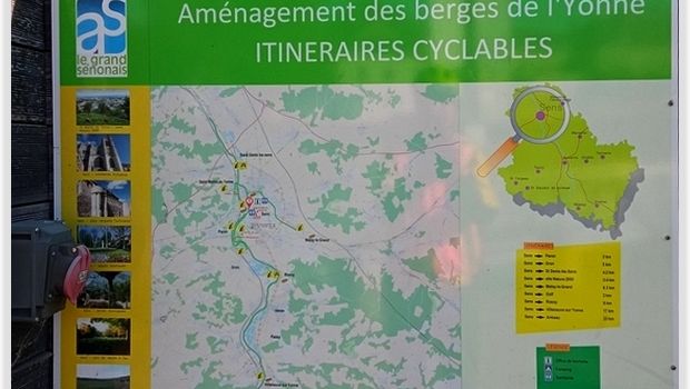 🚴♀️ 🚴♂️   La nouvelle voie verte reliant Vinneuf à Cuy (89) est désormais accessible au public.