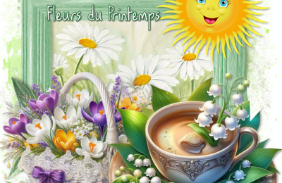 Carte Fleurs du Printemps