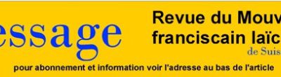 Vous êtes cette eau vive qui me forme ! - Revue MESSAGE