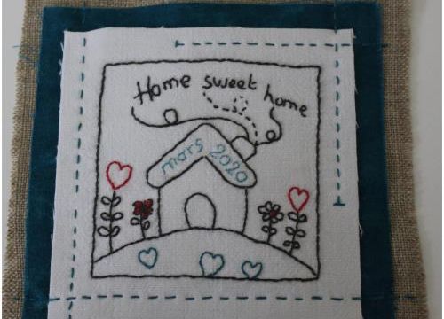 Broderie / Oh, mon Home sweet Home !