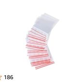 Pakico Fermeture éclair du sac en plastique (4 x 6 cm) x 100 | Sacs ziplock refermables | Sac à fermeture éclair | Sacs en plastique refermables | Sachets d'emballage