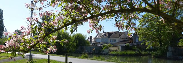 Matinée de Pentecôte sur le chemin de halage