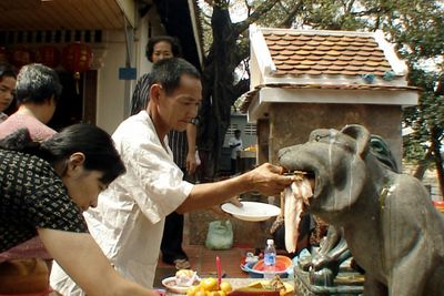 Vat Phnom - Colline Phnom - Phnom Penh - Cambodge- Phnom Penh - Cambodge (Scan de photos papier)
