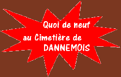LE CIMETIERE DE DANNEMOIS 