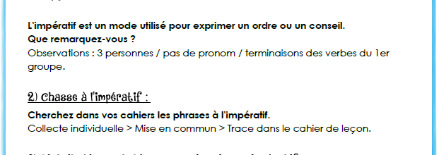 Ordre aux adultes : l'impératif