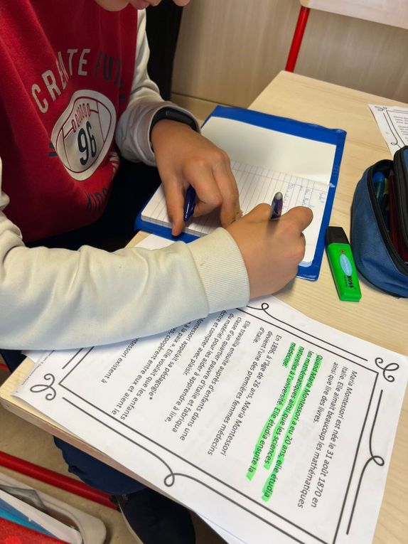 Album photo :  projet d'écriture Classe Bleue 2025