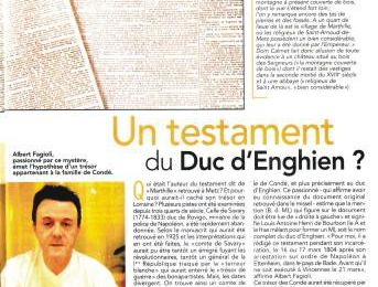 L'Est Magazine du dimanche 26 février 2006, de l'Est Républicain. (François Moulin)