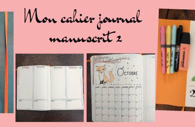 Mon cahier journal manuscrit 2