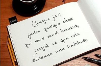 .. une habitude..