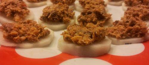Canapé de radis noir