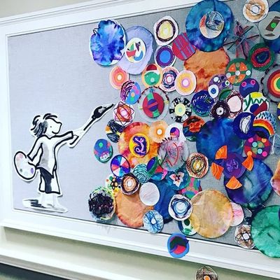 Oeuvre collective Cycle 2 : des bulles...