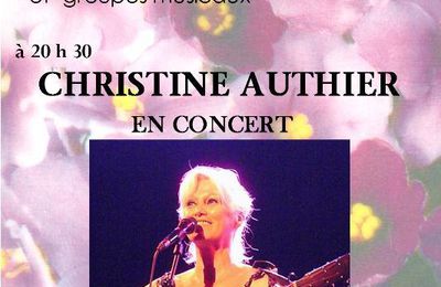 Christine Authier en concert le 6 juin à TAIZE