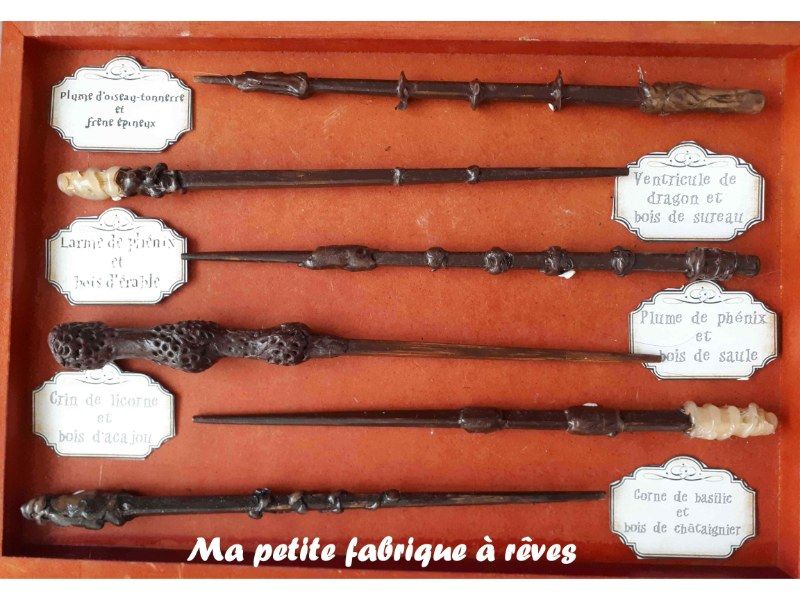Tuto pour la fabrication de baguettes magiques personnalisées