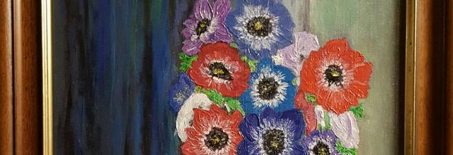 ANEMONES • HUILE SUR TOILE