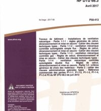 Livre de texte français téléchargement gratuit Norme NF DTU 68.3 Travaux de bâtiment  - Installations de ventilation mécanique (Litterature Francaise) PDF iBook