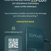 Borne de recharge pour voiture électrique au parking