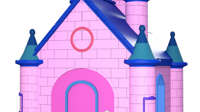 Tube château maison de poupée (image-render)