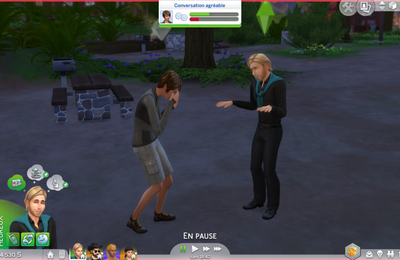 L'un rompt, l'autre drague...