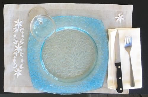 Les sets de table brodés