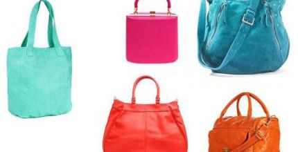 La tendance des sacs colorés