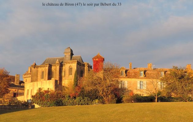 le château de Biron dans le 47