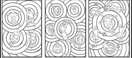 Arts visuels: les sports de ballons aux feutres