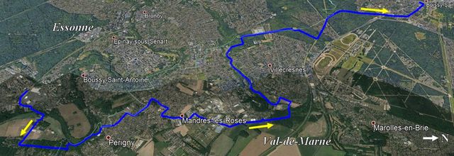 Traversée du Val-de-Marne (1/2) : vallée de l'Yerres