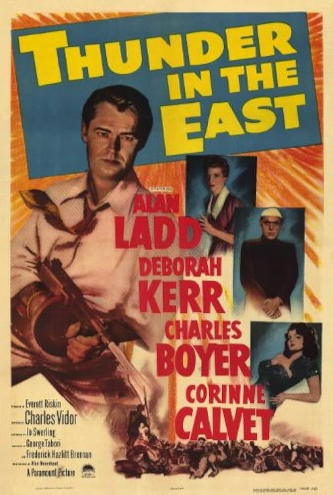 THUNDER IN THE EAST BOX OFFICE USA 1953