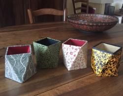 les pots à crayons 