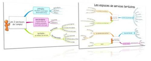 Les différents secteurs d'activités + secteur tertiaire