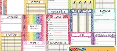 Cahier de la maîtresse / du maître 2018-2019