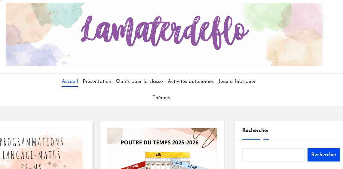 CHANGEMENT DE BLOG