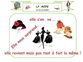 La mode au fil du temps