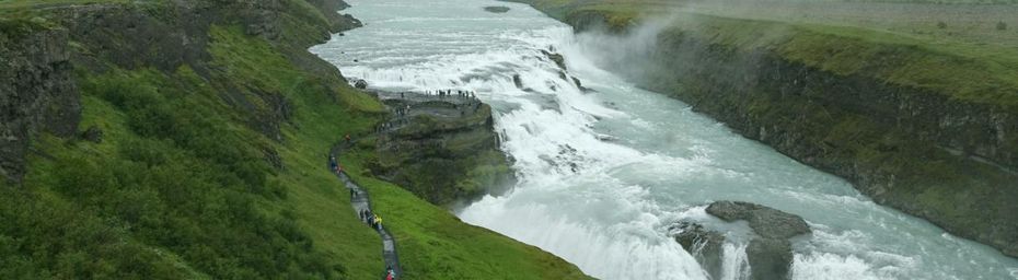 Islande - La Gullfoss sous la pluie