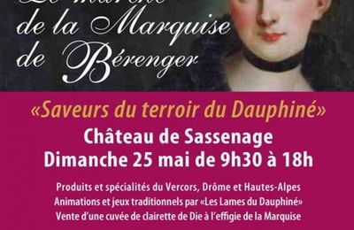 Le marché de la Marquise de Bérenger à Sassenage le 25 mai 2014