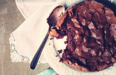 Fondant chocolat~piment d'espelette
