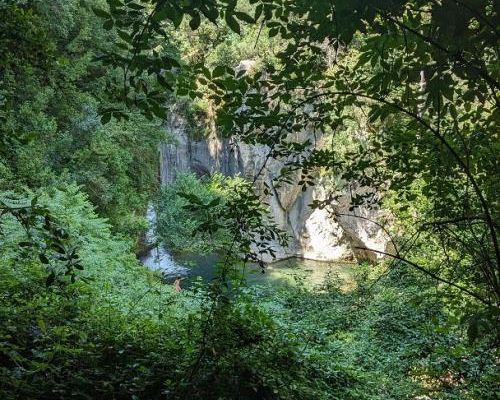 une cascade à Sospel 