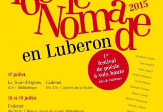 Festival "Poésie nomade en Luberon" - Juillet 2015