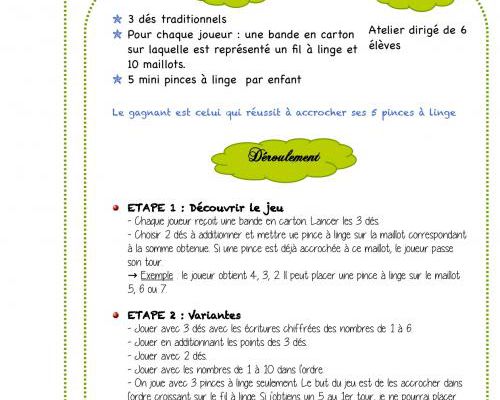 le jeu des maillots