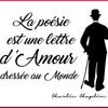Poésie que j'aime !