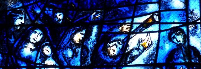 Marc Chagall expose dans la cathédrale...