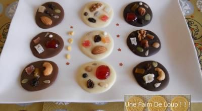 Mendiants aux 3 chocolats