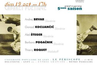 Cabaret Poétique 5ème Saison