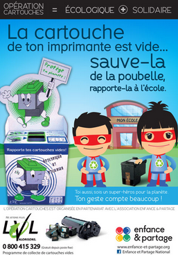 Recyclage de cartouches d'encre