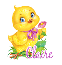 749P  - Mon p'tit poussin - Pâques, signature, blinkie