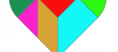 Tangram Coeur 