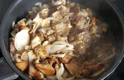 EB - J'ai cuisiné mon énorme cèpe de 730 grammes...