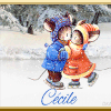 696 - Patin à glace - hiver, neige