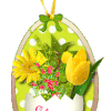 751P - Fleurs printanières - Pâques - signature